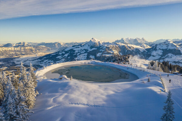 Hahnenkamm Fleckalmsee Winter