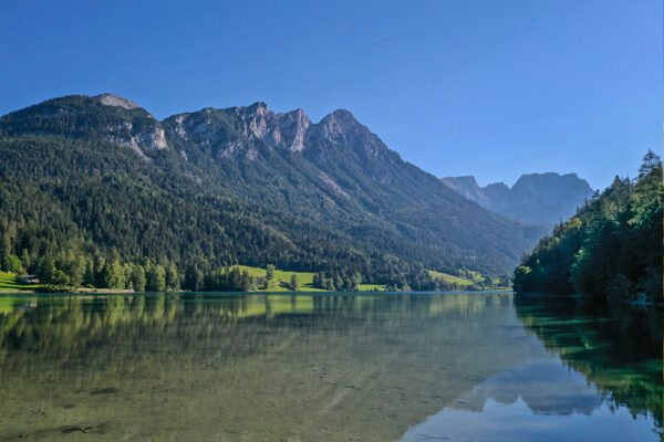 Hintersteinersee mit Kaisergebirge
