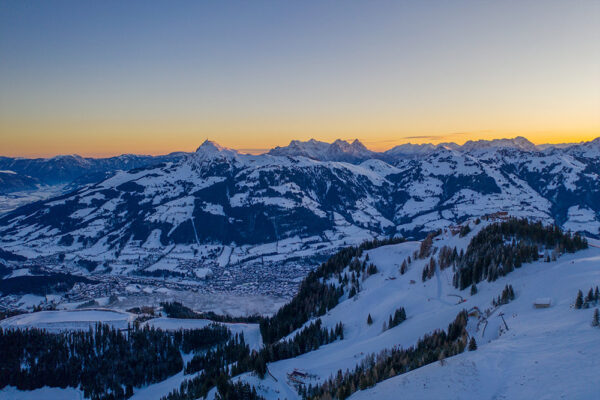 Kitzbühel Hahnenkamm Morgenrot