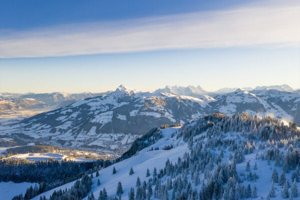 Hahnenkamm mit Horn und Seidlalmseen