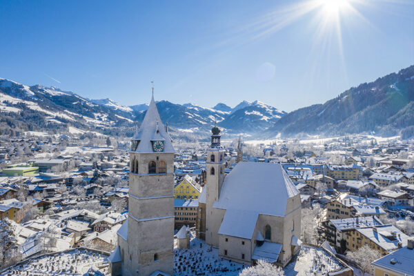 Kitzbüheler Kirchen Wintermorgen