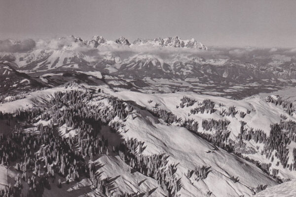Wilder Kaiser mit Fleckalm