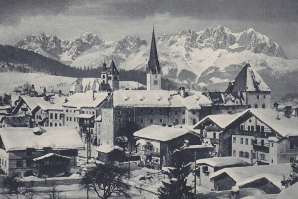 Kitzbühel mit Wilder Kaiser Weihnachtlich